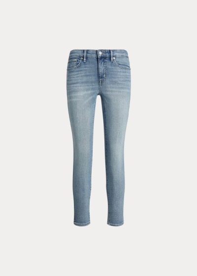 Calças De Ganga Ralph Lauren Premier Skinny Ankle Mulher 98256-LWZA